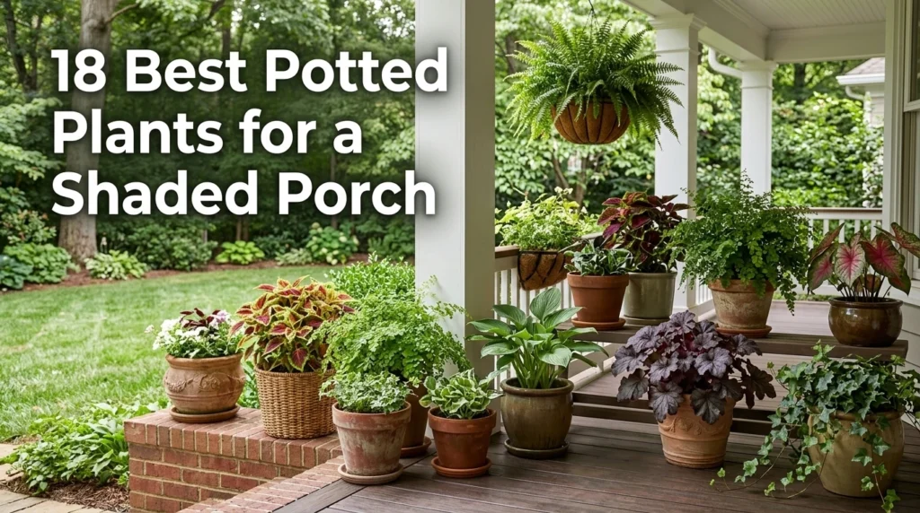 18 Best Potted Plants for Shaded Porch