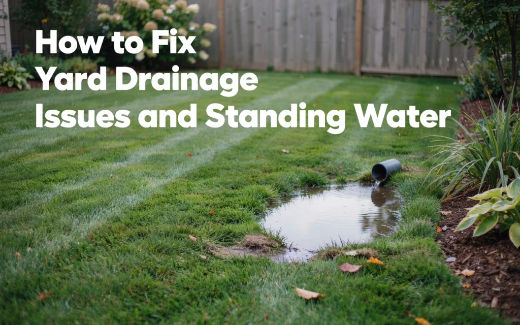 How to Fix Yard Drainage Issues and Standing Water