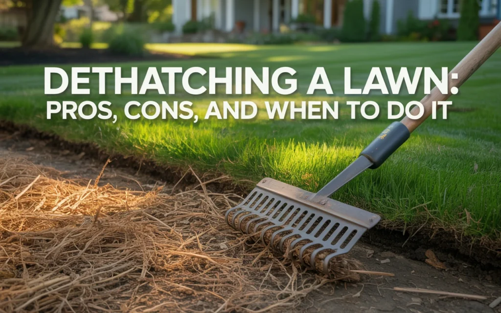 Pros and Cons of Dethatching Lawn
