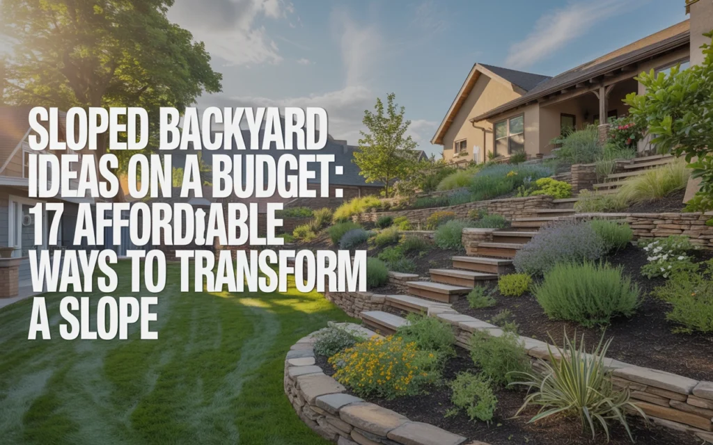Sloped Backyard Ideas on a Budget: 17 Affordable Ways to Transform a Slope