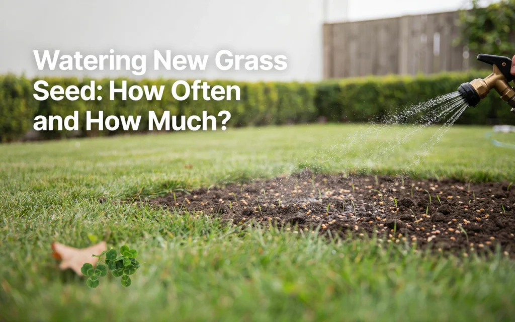 Watering New Grass Seed: How Often and How Much?